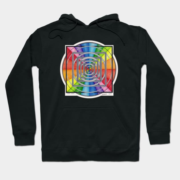 "Chakra Gazer" Mandala Hoodie by Circle Vibes